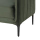 Reniz Accent Club Chair | Dark Green Velvet | Foam Cushions | Metal Legs