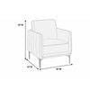 Reniz Accent Club Chair | Dark Green Velvet | Foam Cushions | Metal Legs