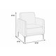 Reniz Accent Club Chair | Dark Green Velvet | Foam Cushions | Metal Legs