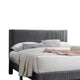 Daisy Full Bed w Drawer | Dark Gray Corduroy Upholstery | Foam Headboard BM341133
