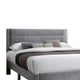 Daisy Full Bed w Drawer | Light Gray Corduroy Upholstery | Foam Headboard BM341136