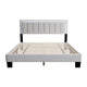 Jiana Full Bed | Light Gray Wool Upholstery | LED Headboard BM341138