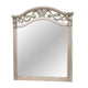 Dresser Mirror | Antique Silver Pine Wood | Molded Frame Detail | 37x41 BM341145