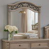 Dresser Mirror | Antique Silver Pine Wood | Molded Frame Detail | 37x41 BM341145