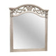 Dresser Mirror | Antique Silver Pine Wood | Molded Frame Detail | 37x41 BM341145