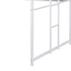 Dexo Twin Loft Bed w Built in Workstation and Ladder | White Metal BM342283