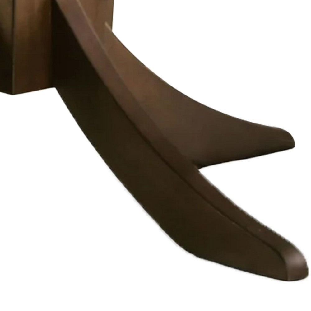 Mexo Counter Height Table | 53’’ Round | Walnut Brown Pedestal Base BM342285