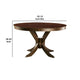 Mexo Counter Height Table | 53’’ Round | Walnut Brown Pedestal Base BM342285