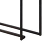 Iry Sofa Console Table | Black Steel Sled Base | 47’’ | White Lacquer BM342289