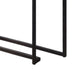 Iry Sofa Console Table | Black Steel Sled Base | 47’’ | White Lacquer BM342289