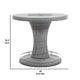 Mio Outdoor Bar Height Table w Steel Ice Bucket | 46’’ Round | Gray BM342301