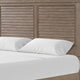 Roi Queen Bed | Shutter Headboard and Footboard | Weathered Gray Wood BM342306