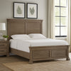 Roi Queen Bed | Shutter Headboard and Footboard | Weathered Gray Wood BM342306