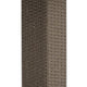 Nia Bistro Outdoor Table | Marble Base | Brown PE Rattan Frame | 27"