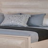 Nitz King Bed | Paneled White Oak Wood Headboard | Beveled Fronts BM342310