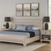 Nitz King Bed | Paneled White Oak Wood Headboard | Beveled Fronts BM342310