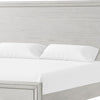 Basil queen Bed | Framed Headboard and Footboard | Rustic White Wood BM342317