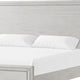 Basil queen Bed | Framed Headboard and Footboard | Rustic White Wood BM342317