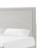 Basil queen Bed | Framed Headboard and Footboard | Rustic White Wood BM342317