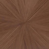 Ebik Dining Table | 71’’ Oval Top in Walnut Brown Sunburst Veneer BM342323