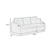 Dily Sleeper Sectional Sofa with Pull Out Bed and 2 Pillows | Beige BM342335