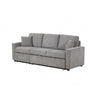 Dily Sleeper Sectional Sofa with Pull Out Bed and 2 Pillows | Gray