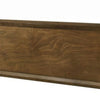 Rouk Queen Size Bed w Panel Headboard | Walnut Brown Okume Veneer BM342346