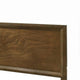 Rouk Queen Size Bed w Panel Headboard | Walnut Brown Okume Veneer BM342346