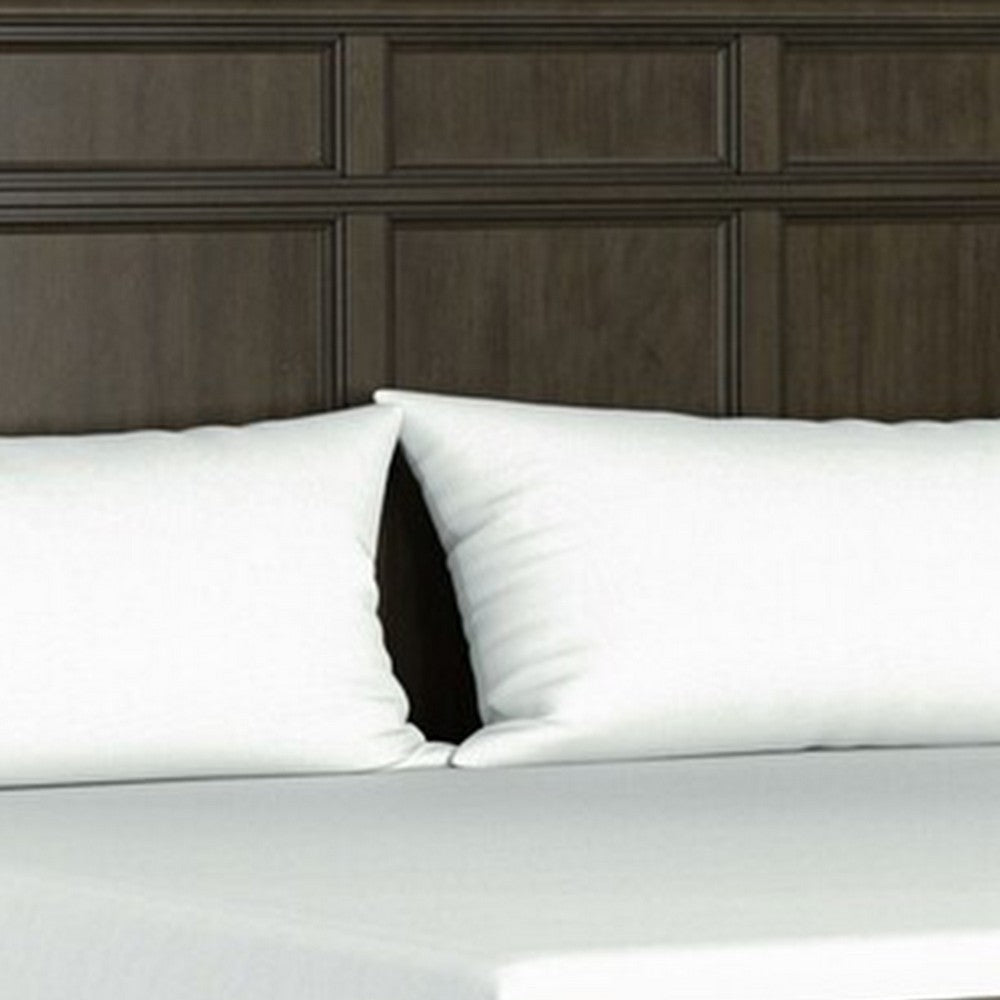 Revy Queen Size Bed | Traditional Crown Moldings | Gray Solid Wood BM342368