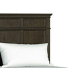 Revy Queen Size Bed | Traditional Crown Moldings | Gray Solid Wood BM342368