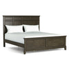 Revy Queen Size Bed | Traditional Crown Moldings | Gray Solid Wood BM342368