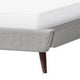 Levy Full Size Bed | Button Tufted Headboard | Modern Gray Upholstery BM342370