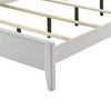 Tory King Size Bed | Wave Texture & Mitered Corners | Modern White BM342382