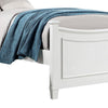 Joly Full Size Kids Bed w Cradle Inspired Trundle Storage | White BM342387