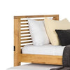 Dilu Full Size Captain Bed with Storage Trundle | Light Oak Brown BM342413