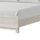 Loji Queen Size Bed with LED Headboard | Weathered Gray Solid Rubberwood BM342422