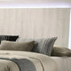 Hyao Queen Size Bed with LED on Headboard | Antique White Wash Finsih BM342434