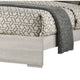 Nomi Queen Size Bed with LED on Headboard | Antique White Wash Finsih BM342436