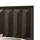 Fema Queen Bed | Vertical Facet Headboard & Footboard | Espresso Brown BM342441