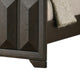 Fema Queen Bed | Vertical Facet Headboard & Footboard | Espresso Brown BM342441
