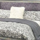 Laine Queen Bed | Glam Crystal Acrylic Trim | Gray Fabric Upholstered BM342443