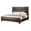 Nitz King Bed | Paneled Headboard with Beveled Fronts | Espresso Brown Wood BM342445