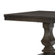 Kely Extendable Dining Table | 76-94" Dark Brown Top | Trestle Base