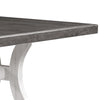 Eya Extendable Dining Table | 68-86’’ Gray Top | Distressed White BM342450