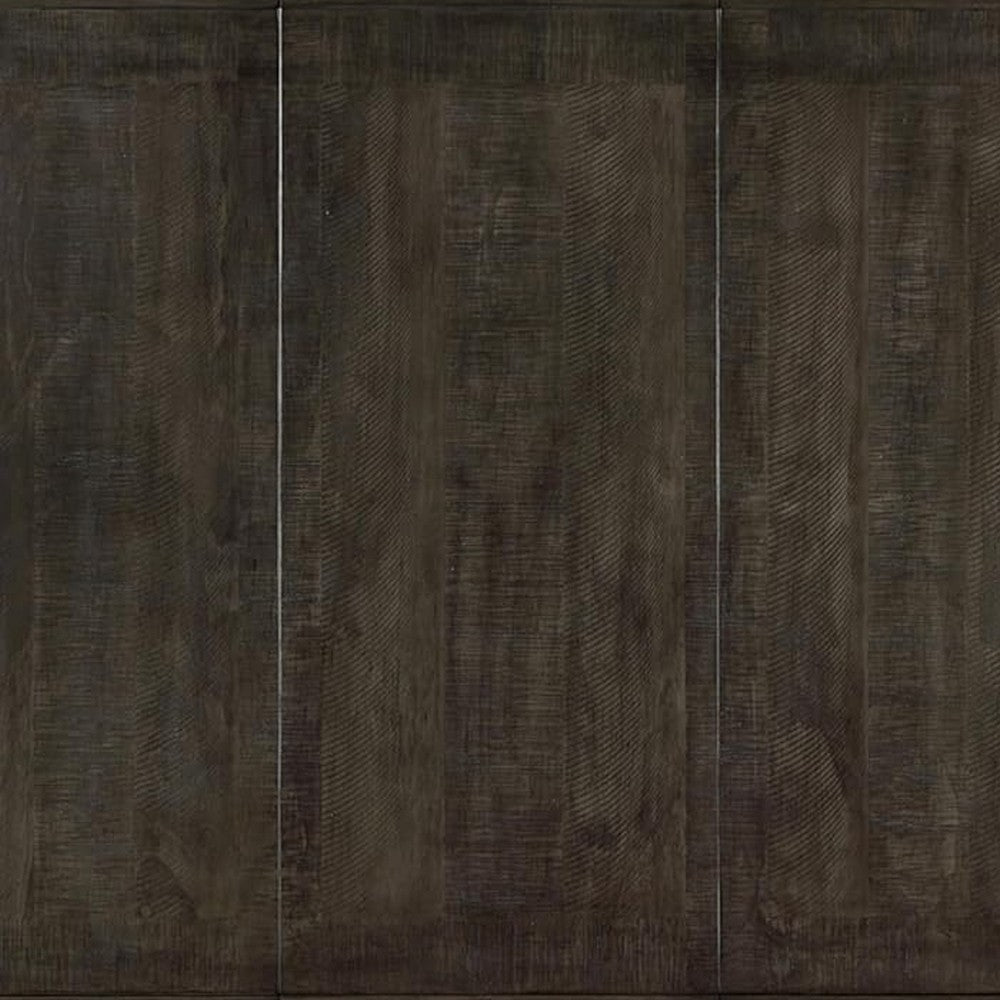 Eya Extendable Dining Table | 68-86’’ Gray Top | Distressed White BM342450