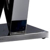 Vily Side End Table | 24" Faux Marble Top | V-Style Chrome Pedestal