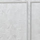 Miamy King Bed | Creamy White Wood | Panel Design | Silver Brushed Accents BM342477