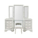 Miamy Vanity Set | 6 Drawers | Padded Stool | LED Mirror | Creamy White BM342479