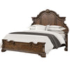Leova King Bed | Bombay Headboard | Moldings & Corbels | Dark Brown BM342484