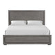 Thorne Queen Bed | Panel Design | Rounded Edges | Warm Gray Wood BM342488